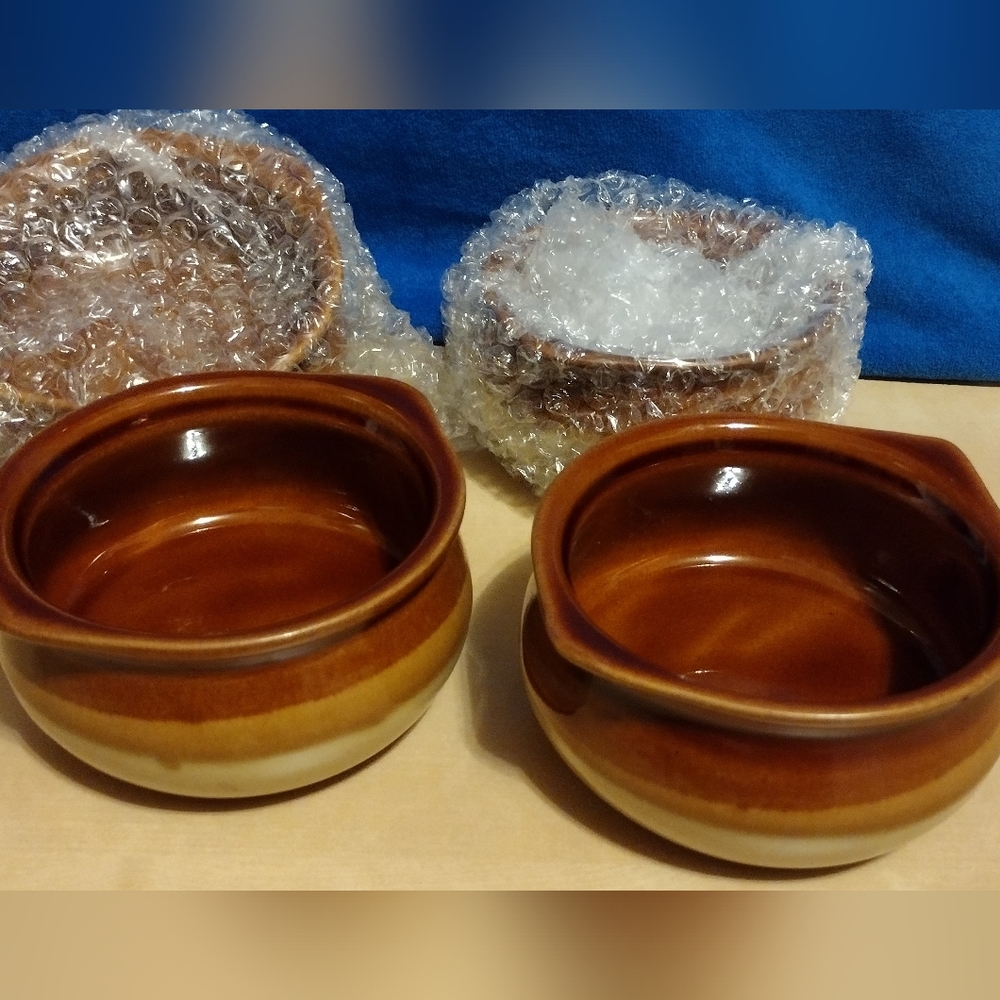 (4) Acopa 2-Tone French Onion Soup Bowls 10oz - Picture 2 of 3